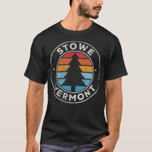 Stowe Vermont VT  grafische Retro 70's T-shirt