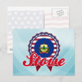 Stowe, VT Briefkaart (Voorkant / Achterkant)