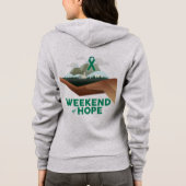 Stowe Weekend of Hope Women's Zip Hoodie (Achterkant)