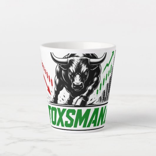 Stoxsman.com Investeringen Latte Mok (Voorkant)