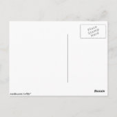 [STR-BRO-1] Bruin en wit gestreept Briefkaart (Achterkant)