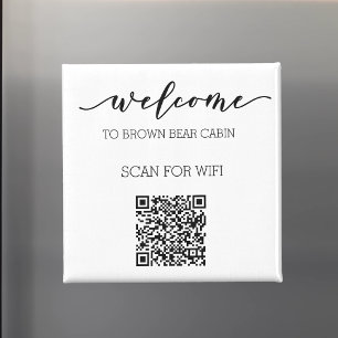 STR Gids QR-code Informatie WIFI Huur Magneet