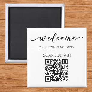 STR-gids QR Code Informatie WIFI Verhuur Magneet