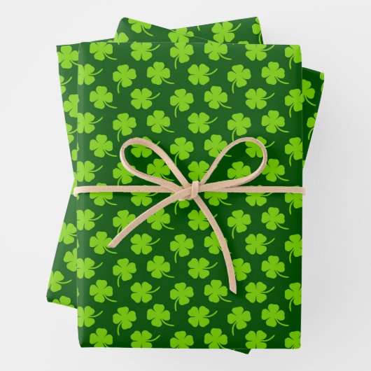 Str. Patrick's Day Wrapping Paper (In situ)