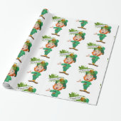 Str. Patrick's Day Wrapping Paper Cadeaupapier (Uitgerold)