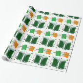 Str. Patrick's Day Wrapping Paper Cadeaupapier (Uitgerold)