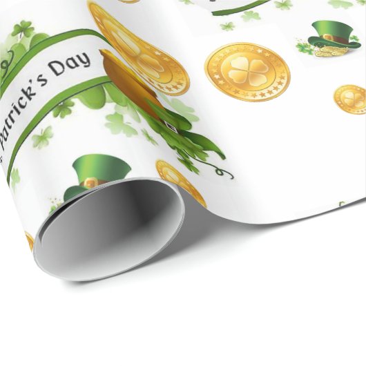 Str. Patrick's Day Wrapping Paper Cadeaupapier (Rol Hoek)