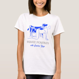 Straal positiviteit uit met Sunrise Funny Yoga T-shirt