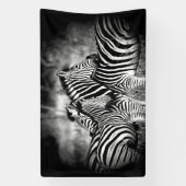 Straal van Zebra Spandoek (Verticaal)