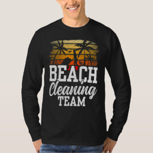 Straalreinigingsteam strandt zuivering kusten t-shirt