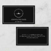 straalvliegtuig visitekaartje (Voorkant / Achterkant)