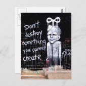 straat ART Briefkaart (Voorkant / Achterkant)