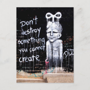 straat ART Briefkaart