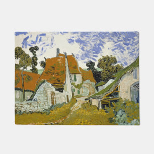 Straat Auvers-sur-Oise Vincent van Gogh Deurmat