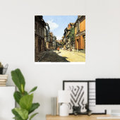 Straat Bavoly door Claude Monet Poster (Thuiskantoor)