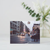 straat briefkaart (Staand voorkant)