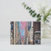 straat briefkaart (Staand voorkant)