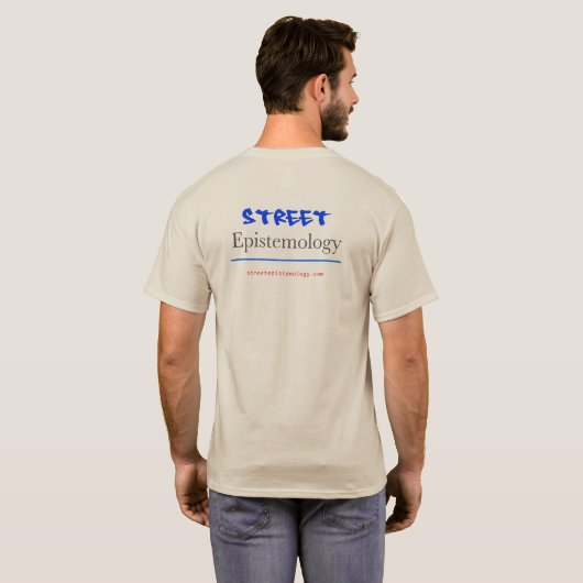 Straat Epistemology T-shirt (Achterkant volledig)