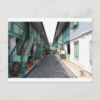 Straat in Bangkok Briefkaart