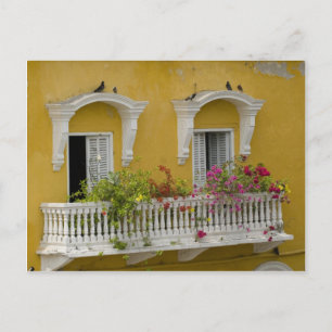 Straat in Cartagena Briefkaart