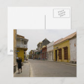 Straat in Cartagena Briefkaart (Voorkant / Achterkant)