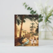 Straat in de oude stad Biskra, Algerije Briefkaart (Staand voorkant)