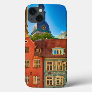 Straat in de Oude Stad   Estland iPhone 13 Hoesje