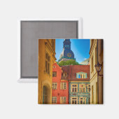 Straat in de Oude Stad | Estland Magneet (Voorkant / Achterkant)