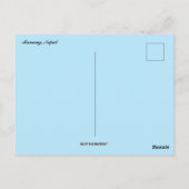 Straat in Manang Nepal Briefkaart (Achterkant)