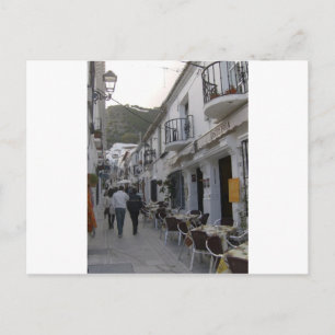 Straat in Mijas, Spanje Briefkaart