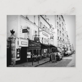 Straat in Parijs Briefkaart