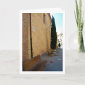 Straat in Riba-roja de Túria, Spaanse stad Kaart (Voorkant)