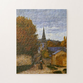 Straat in Sainte-Adresse Monet Fine Art Legpuzzel