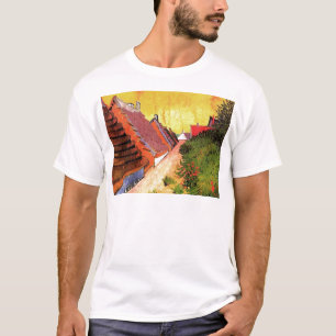 Straat in Saintes-Maries door Vincent van Gogh T-shirt