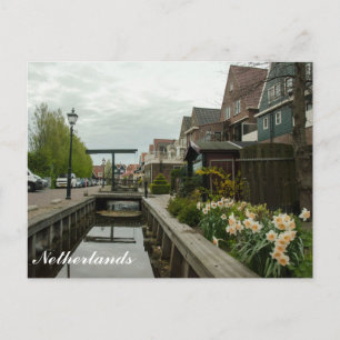 Straat in Volendam, Nederland Briefkaart