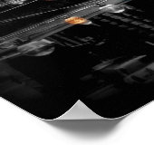 Straat Lichte Wereldbollen Urban Art Poster (Hoek)