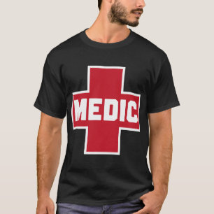 Straat Medic Red First Aid Protest Helper T-shirt
