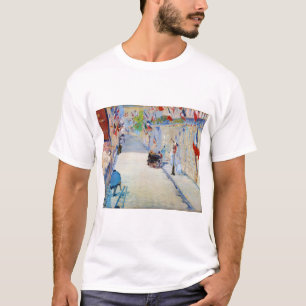 Straat met Franse vlaggen, Manet T-shirt