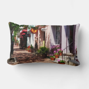 Straat met kunstgalerie en Tobacconist Alexandria Kussen