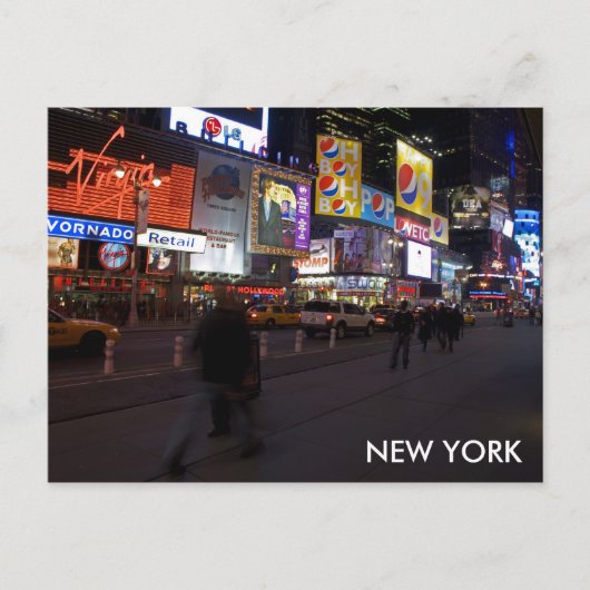 straat, NEW YORK Briefkaart (Voorkant)