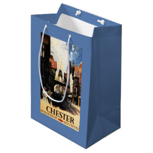 Straat Uitzicht met Clock Clock-rail met Couple & Medium Cadeauzakje
