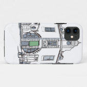 straat van de oude stad Case-Mate iPhone case (Achterkant (horizontaal))