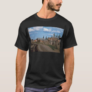 Straat van het dorp Fort Yukon T-shirt
