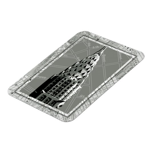 Straat van New York met Empire State Building Magneet (Linkerzijde)