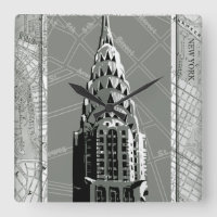 Straat van New York met Empire State Building