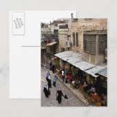 Straat van Old City Jerusalem Briefkaart (Voorkant / Achterkant)