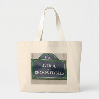Straat van Parijs Grote Tote Bag