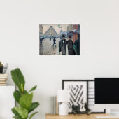Straat van Parijs Poster (Thuiskantoor)