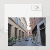 Straat van Rome, Italië Briefkaart (Voorkant / Achterkant)