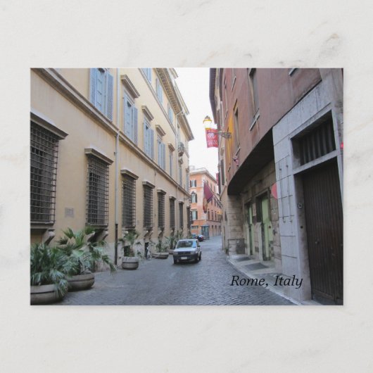Straat van Rome, Italië Briefkaart (Voorkant)